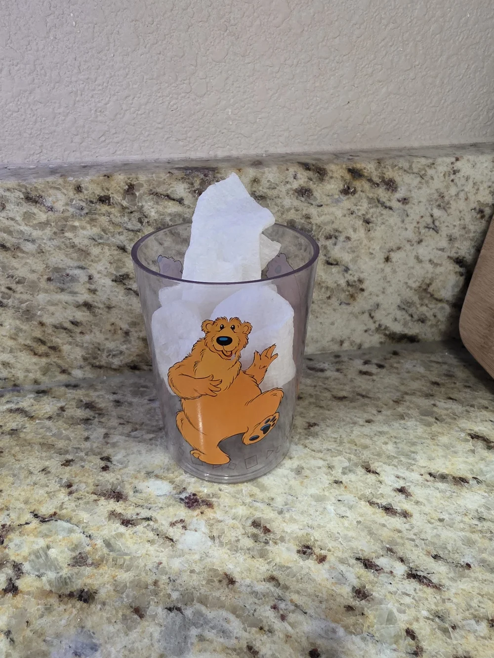 Bear In The Big Blue House Cup Cartoon Bear Acrylic Tumbler in Orange - Picture 1 of 4